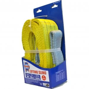Image of Faithfull Lifting Strap Reinforced Sling 3m 3 Tonne