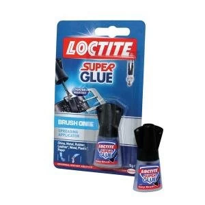 Image of Loctite Easy Brush Anti Spill Super Glue in Safety Bottle 5g 3 for 2