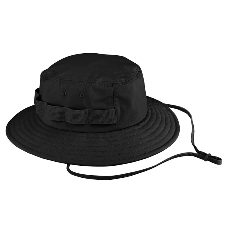 Image of Beechfield Womens Outdoor Sun Hat in Black Size: Medium Black Female M