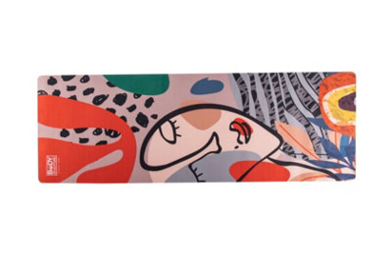 Image of Body Sculpture Tpe Yoga Mat - Abstract It's Ideal For Pilates, Yoga And Aerobic Exercises.