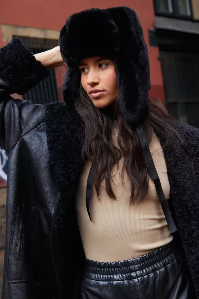 Image of Faux Fur Trapper Hat