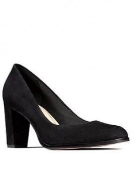 Image of Clarks Kaylin Cara Heeled Shoes - Black