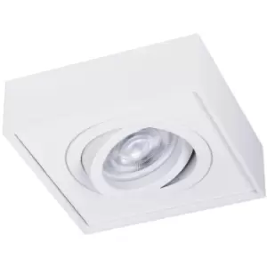 Image of Milagro Spot Light Nusa Square White 1 x GU10
