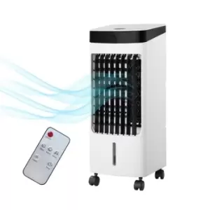 Image of Haven 4 Litre Portable Lcd Air Cooler, White-Black