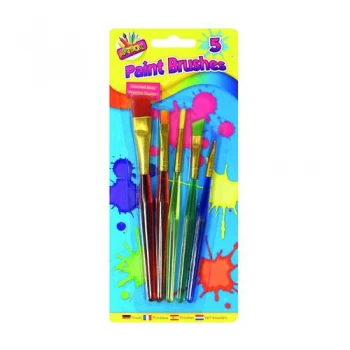 Image of Artbox 5 Assorted Paint Brushes Pack of 12 5453