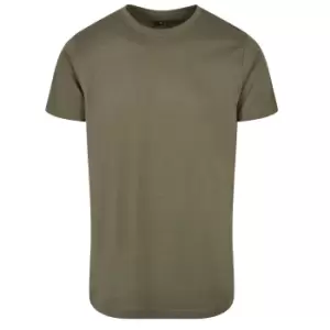 Image of Build Your Brand Mens Basic Round Neck T-Shirt (S) (Olive)
