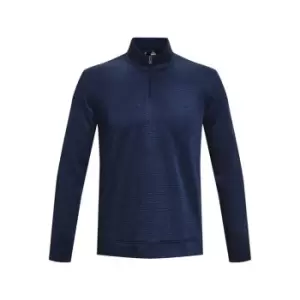 Image of Under Armour Storm Fleece Zip Top Mens - Blue