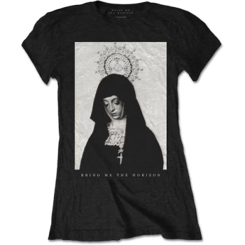 Image of Bring Me The Horizon - Nun Womens Medium T-Shirt - Black
