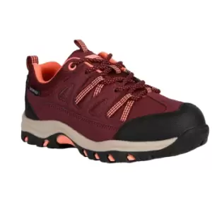 Image of Trespass Childrens/Kids Gillon II Walking Shoes (5 UK) (Burgundy)