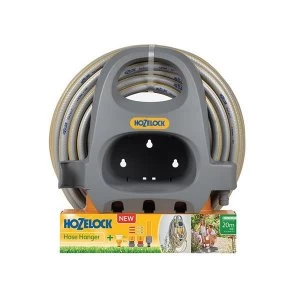 Image of Hozelock Hose Pipe Hanger Set 1/2" / 12.5mm 20m Grey & Yellow