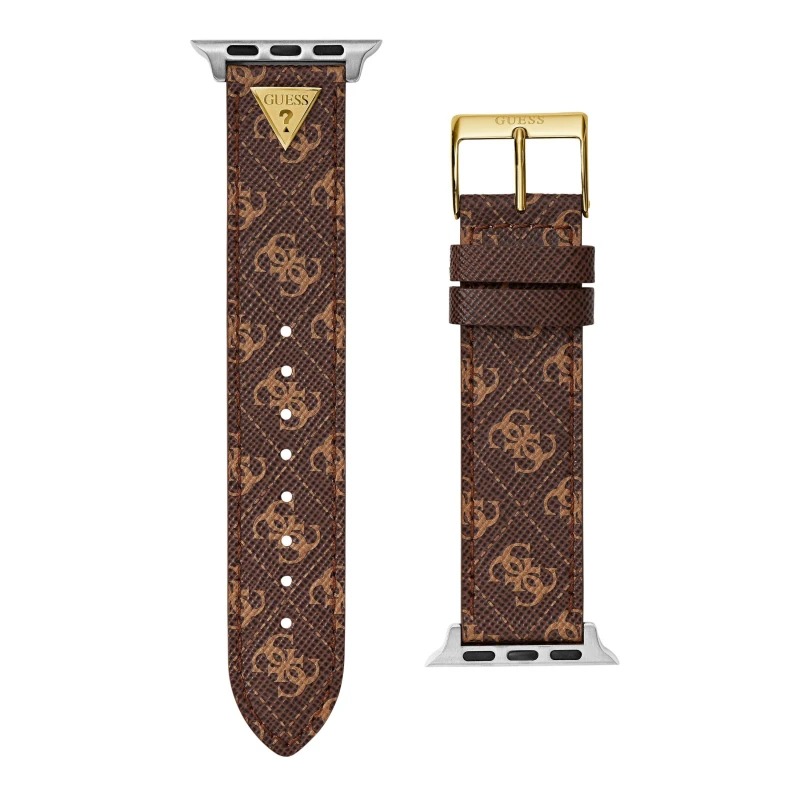 Image of Guess Womens Apple Watch Strap Brown female One Size