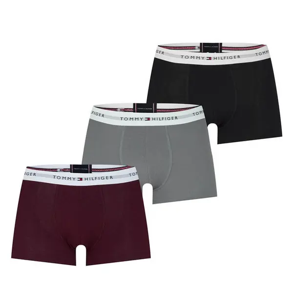 Image of Tommy Hilfiger 3 Pack Signature Boxer Shorts3P TRUNK Trunks Small Black 42113340350
