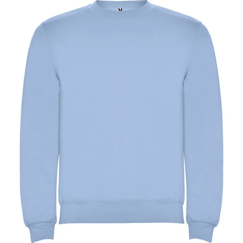 Image of ROLY ROLY Men Clasica Crew Neck Sweatshirt in Light Blue Size: X-Small Light Blue XS Male 5063652180075