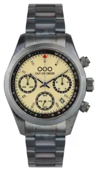 Image of Out Of Order OOO.001-23.CR.AC Cream Sporty Chronografo (40mm Watch