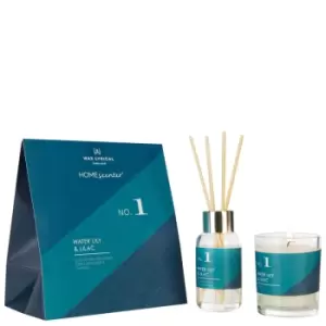 Image of Wax Lyrical Gifts & Sets Homescenter Water Lily & Lilac Set