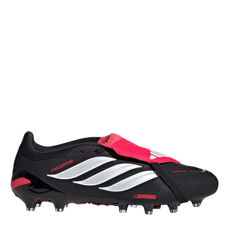 Image of adidas Mens adidas Predator Pro Fold-Over Tongue Astro Turf Football Boots Black/White/Red unisex 7 (40.7)