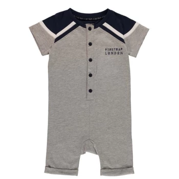 Image of Firetrap Romper Baby Boys - Navy/Grey