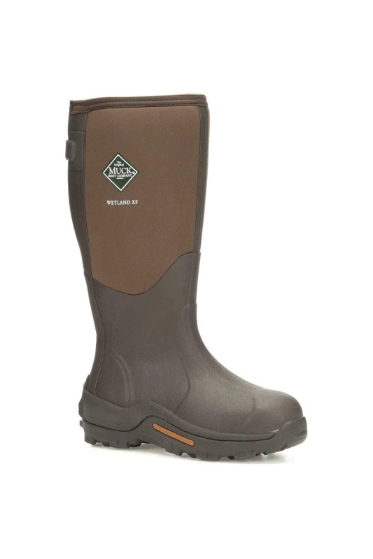 Image of Muck Boots Muck Boots Men 'Wetland XF' Wellingtons in Brown Size: 10 Brown 10 Male 0664911084513