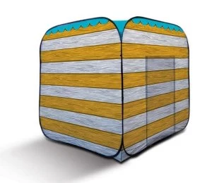 Image of Beach Hut - Yellow