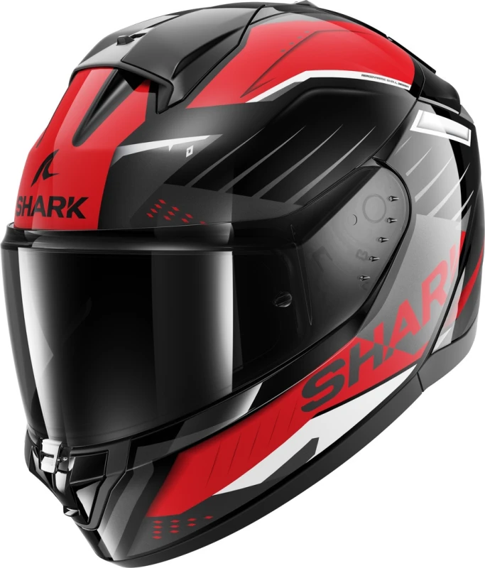 Image of Shark Ridill 2 Bersek Helmet, black-grey-red, Size 2XL for Men