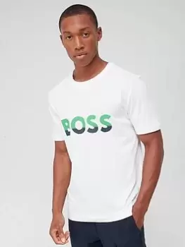 Image of Boss 1 Logo T-Shirt - White