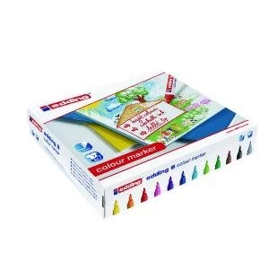 Image of Edding 8 Colour Marker Bullet Tip Assorted Pack of 144 300458000
