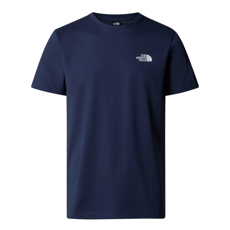 Image of The North Face Regular Fit Simple Dome T-Shirt Mens Summit Navy male Small