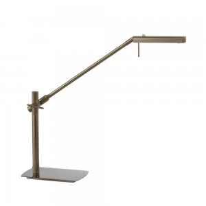 Image of Table Lamp 1 Light 7W LED 3000K, 600lm, Antique Brass