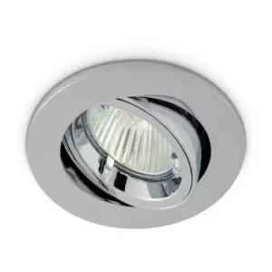 Image of JCC Fixed IP20 50W GU10 Twist & Lock Tilt Downlight Chrome - JC94114CH
