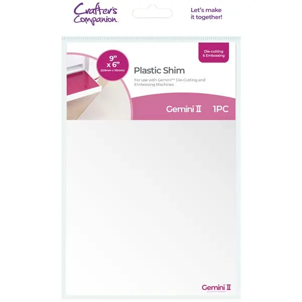 Image of Gemini 2 II Accessories Plastic Shim 9" x 6in