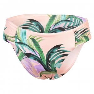 Image of Seafolly SeaFolly Leaf Print Bikini Briefs Womens - PEACH