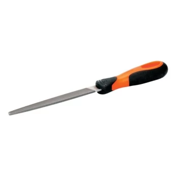 Image of 6'(150mm) FLAT SECOND ENGINEERS FILE + HANDLE - Bahco