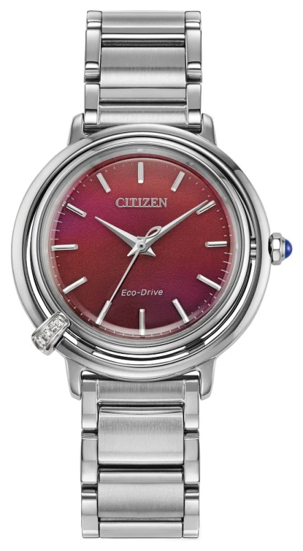 Image of Citizen EM1091-67X Womens L Arcly Eco-Drive (31mm) Red Dial Watch