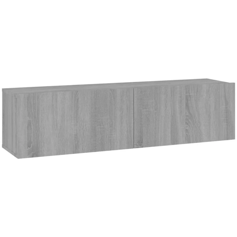 Image of VIDAXL Vidaxl - tv Wall Cabinet Grey Sonoma 120x30x30cm Engineered Wood 8720286931653