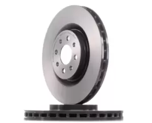 Image of PAIR PAINTED BREMBO BRAKE DISCS 09.8004.31