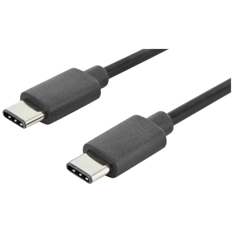 Image of Digitus USB-C silicone connection cable. 0.5m. black
