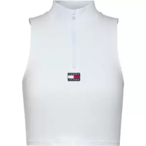 Image of Tommy Jeans XS Badge quarter Zip Mockneck - Blue