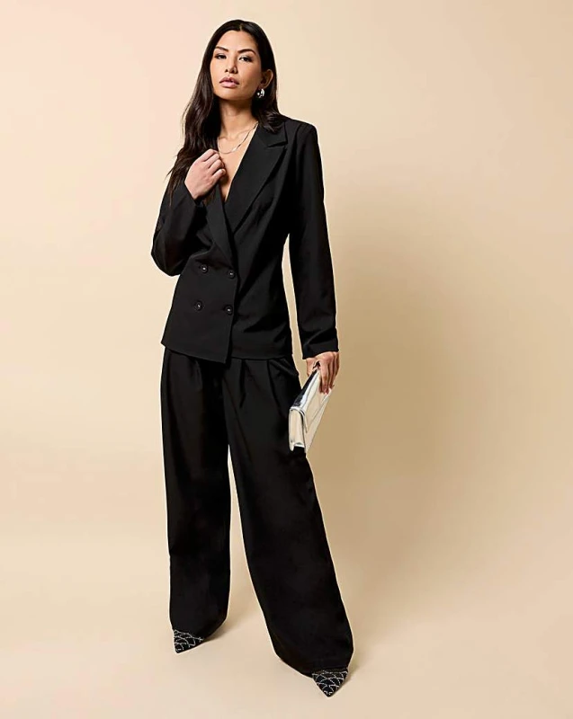 Image of Little Mistress Little Mistress Black Trousers Black - Little Mistress - Size: 12 Black Female 12 RF78803