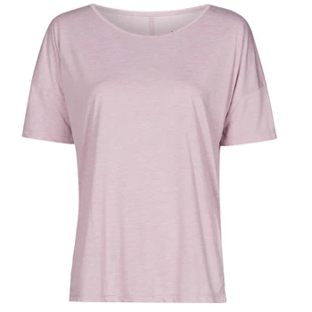 Image of Nike NIKE YOGA womens T shirt in Purple - Sizes S,M,XL,XS