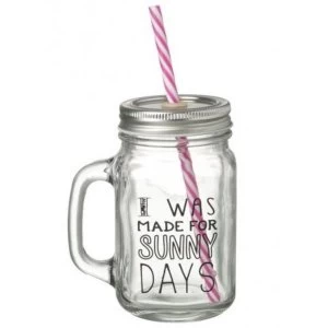 Image of Sunny Days Mason Drinking Jar