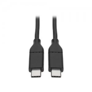 Image of Tripp Lite USB Type-C to USB Type-C Cable (M/M) - 2.0 3A Rating USB-IF Certified Thunderbolt 3 0.91 m