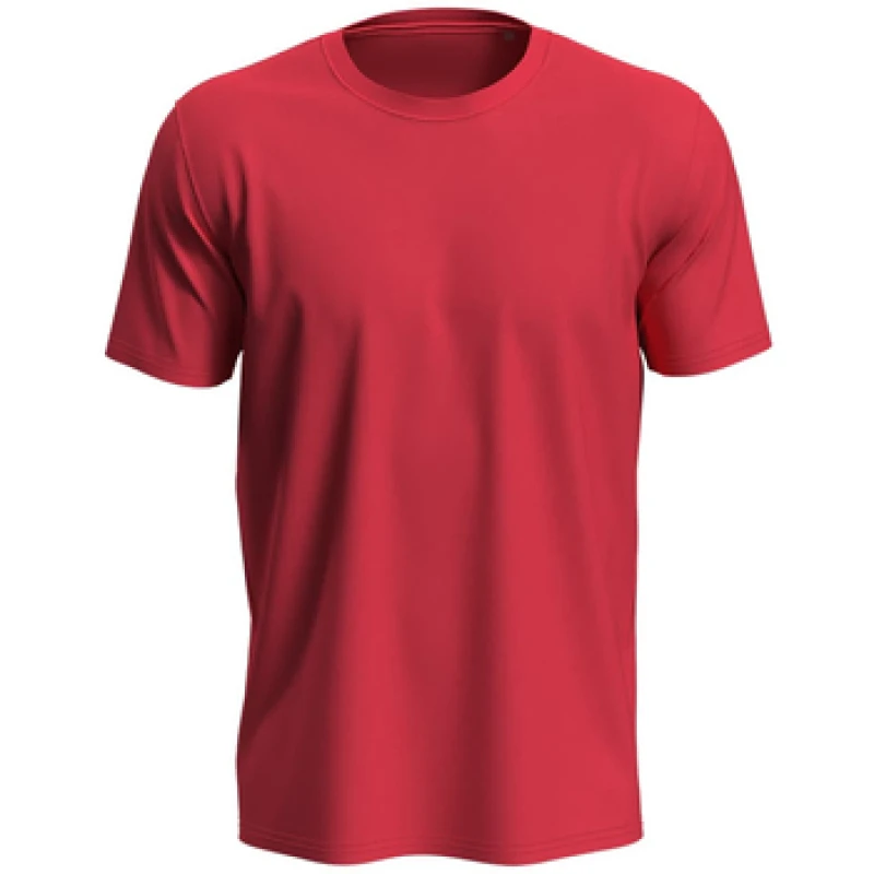 Image of Stedman Stedman Men Lux T-Shirt in Red Size: large Red L Male 5063652385968