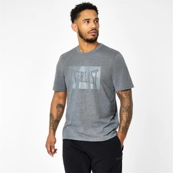 Image of Everlast Boxy Logo T-Shirt - Charcoal