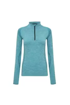 Image of Seamless 3D Fit Multi Sport Performance Zip Top