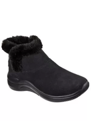 Image of Skechers On The Go Midtown Ankle Boots, Black, Size 7, Women