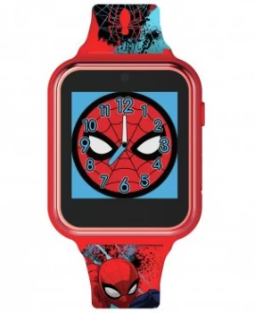 Image of Disney Spiderman Multicoloured Silicone Childrens Watch