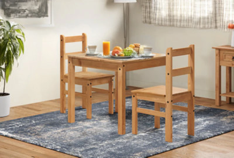 Image of MERCERS FURNITURE Corona Rio Dining Table & 2 Chairs 5060335863966