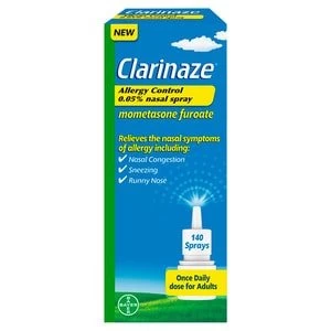 Image of Clarinaze Nasal Spray For Hayfever - 140 sprays