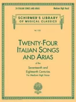 Image of 24 Italian Songs & Arias - Medium High Voice