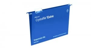 Image of Twinlock Crystalfile Extra PP Susp File A4 Blue BX25